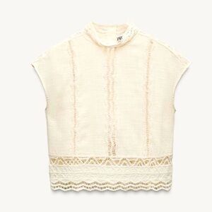 Zara ZW crochet top